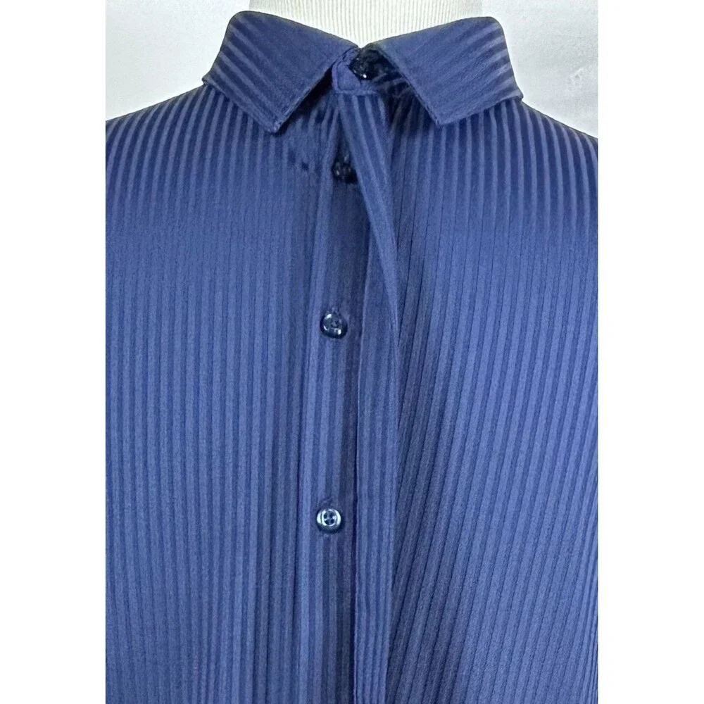Performance Polo Shirt Men’s Large Anti-UV 4-Way Stretch Super-Soft Touch Blue